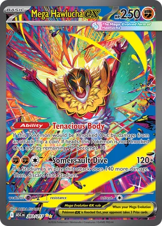 Mega Hawlucha ex (Ascended Heroes 283/217)